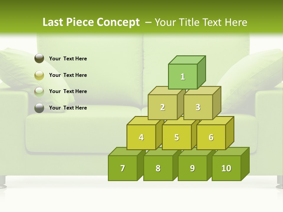 Invitation Sleep Sofa PowerPoint Template