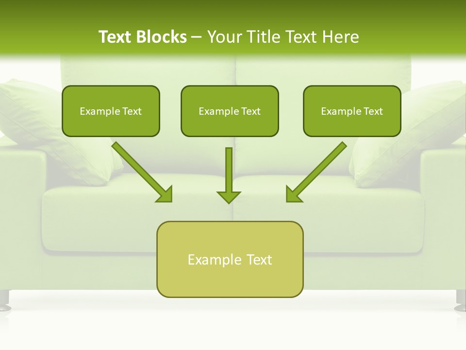 Invitation Sleep Sofa PowerPoint Template
