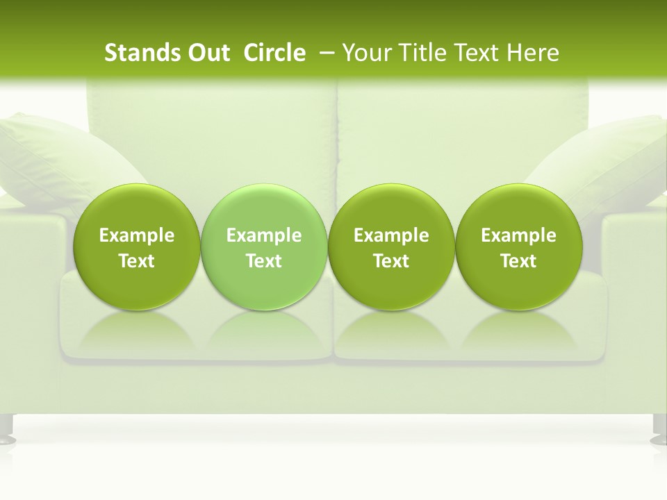 Invitation Sleep Sofa PowerPoint Template