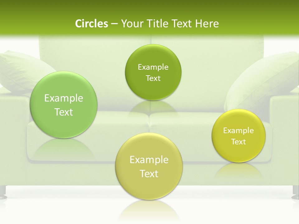 Invitation Sleep Sofa PowerPoint Template