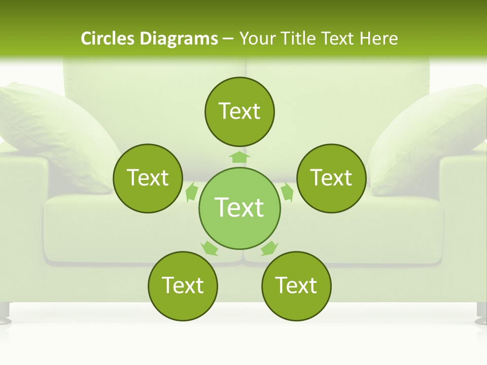 Invitation Sleep Sofa PowerPoint Template