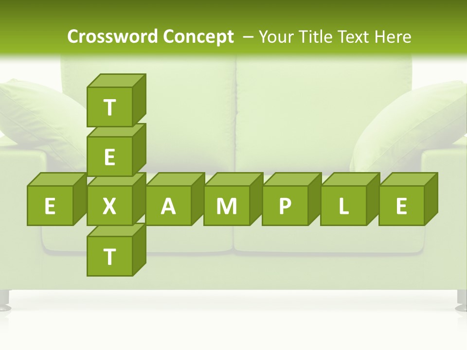 Invitation Sleep Sofa PowerPoint Template