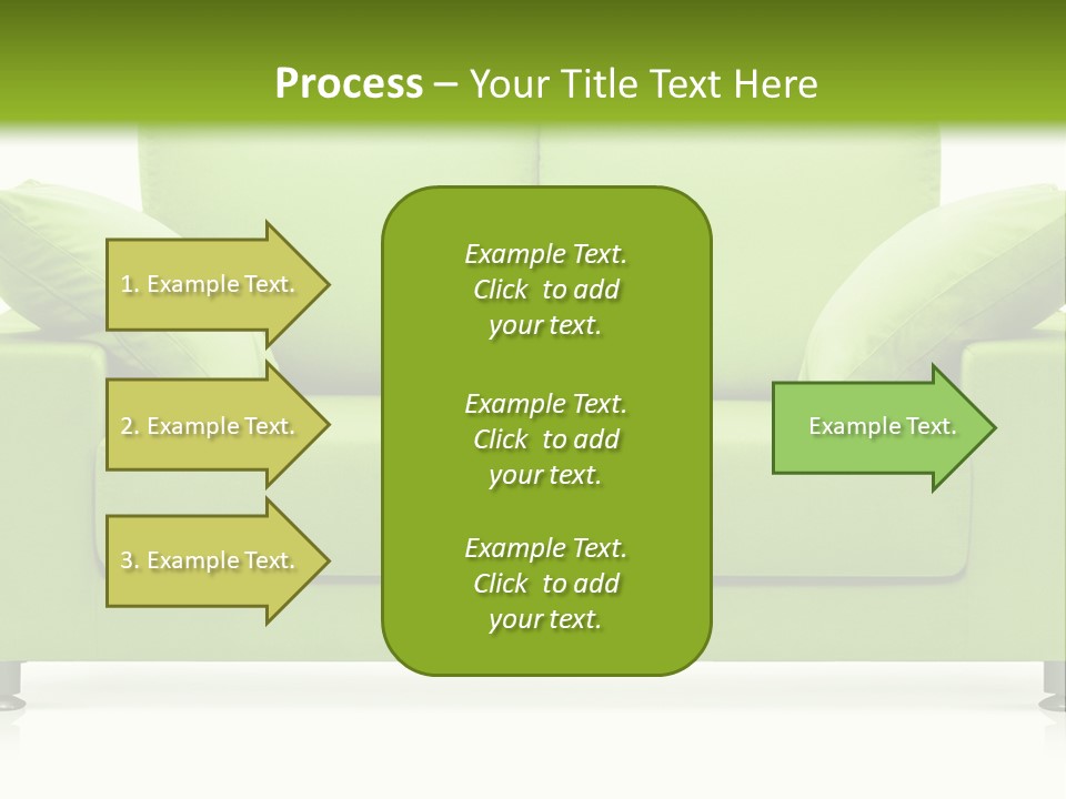 Invitation Sleep Sofa PowerPoint Template