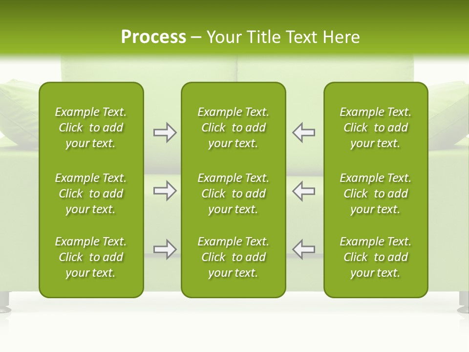 Invitation Sleep Sofa PowerPoint Template