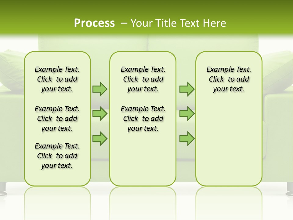 Invitation Sleep Sofa PowerPoint Template