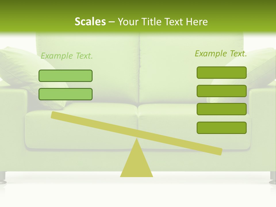 Invitation Sleep Sofa PowerPoint Template