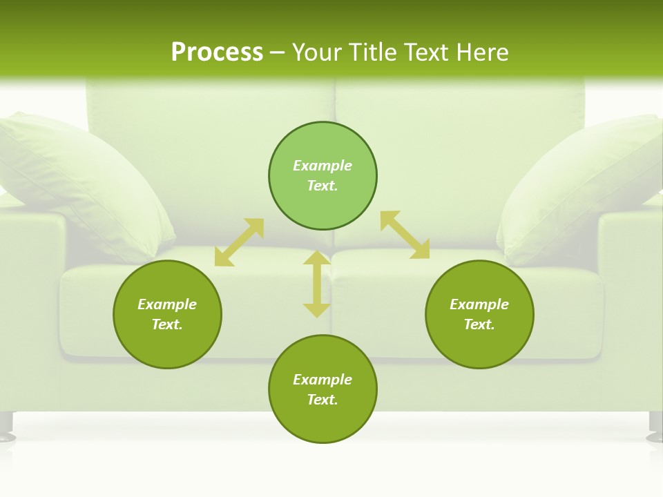 Invitation Sleep Sofa PowerPoint Template