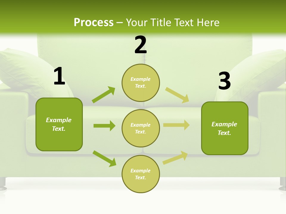 Invitation Sleep Sofa PowerPoint Template