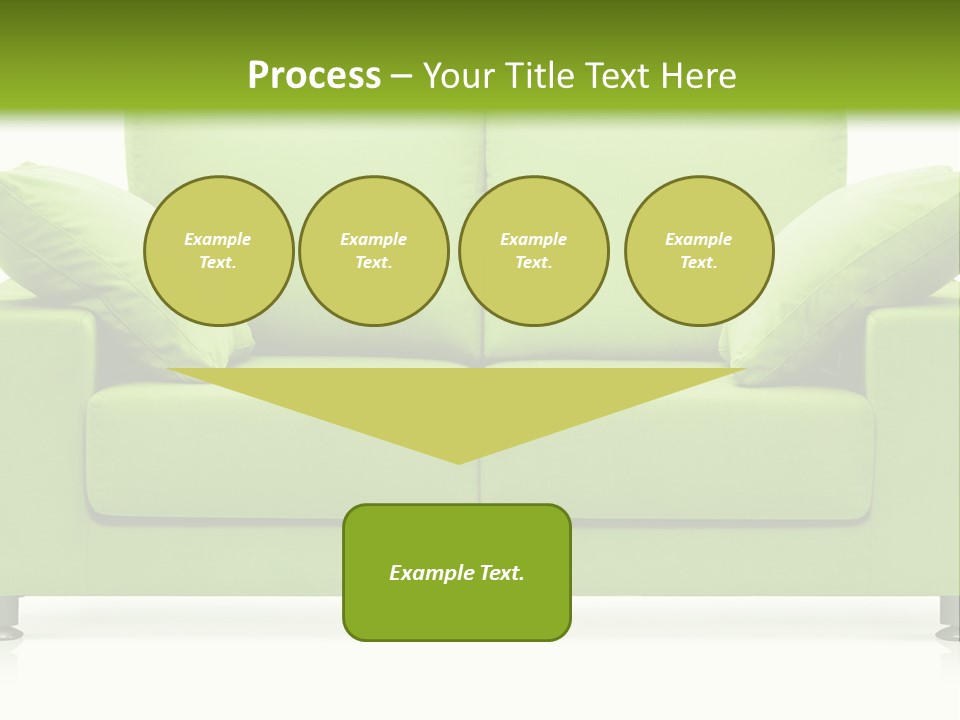 Invitation Sleep Sofa PowerPoint Template