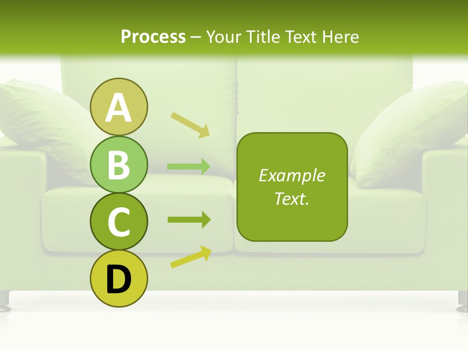 Invitation Sleep Sofa PowerPoint Template