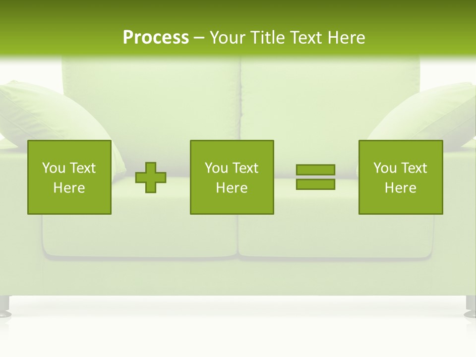 Invitation Sleep Sofa PowerPoint Template