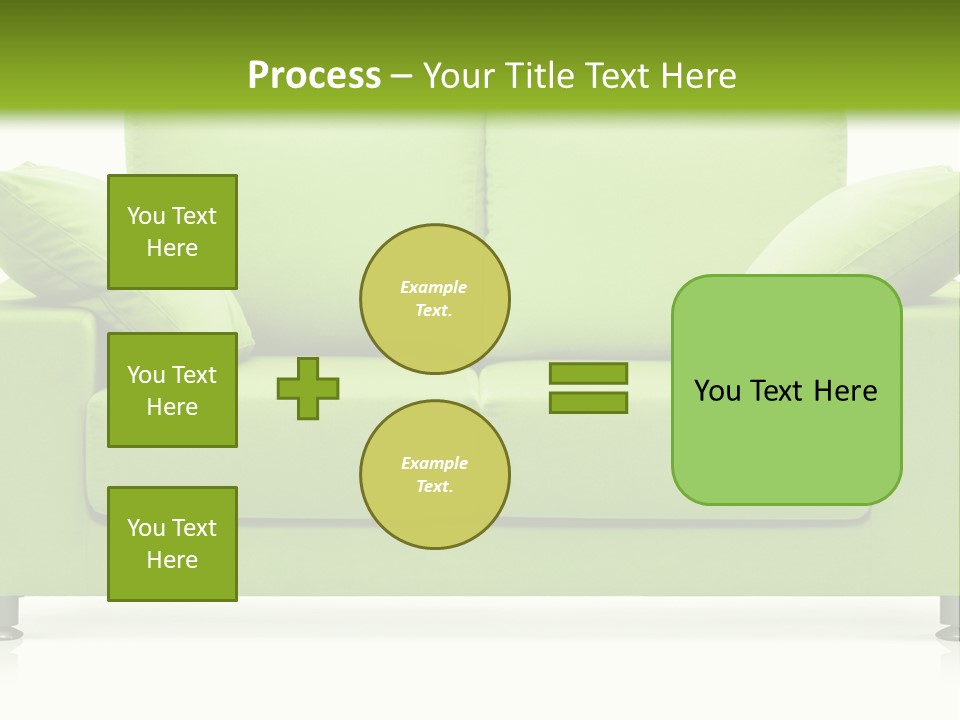 Invitation Sleep Sofa PowerPoint Template