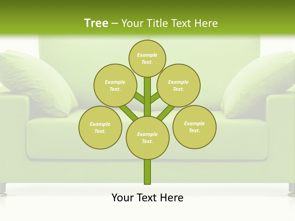 Invitation Sleep Sofa PowerPoint Template