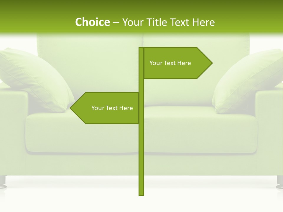 Invitation Sleep Sofa PowerPoint Template