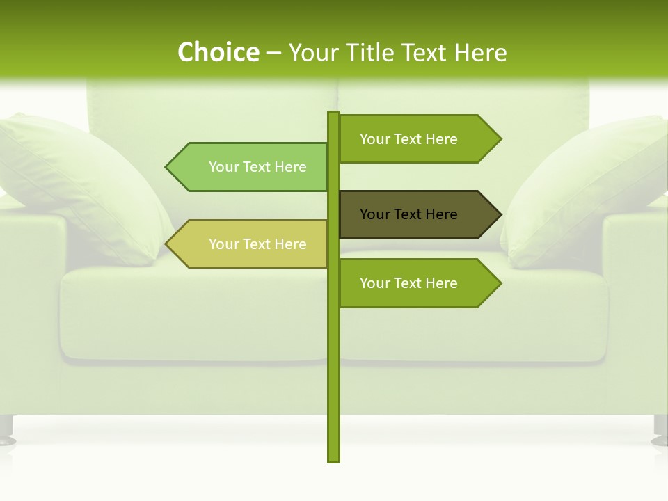 Invitation Sleep Sofa PowerPoint Template