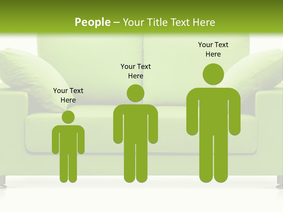 Invitation Sleep Sofa PowerPoint Template