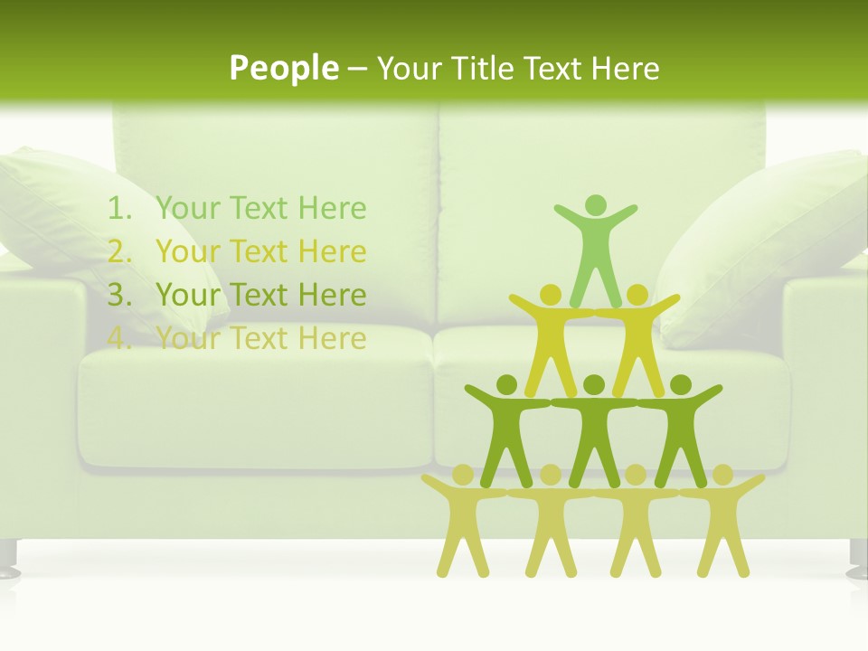 Invitation Sleep Sofa PowerPoint Template