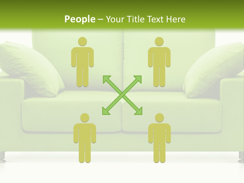 Invitation Sleep Sofa PowerPoint Template