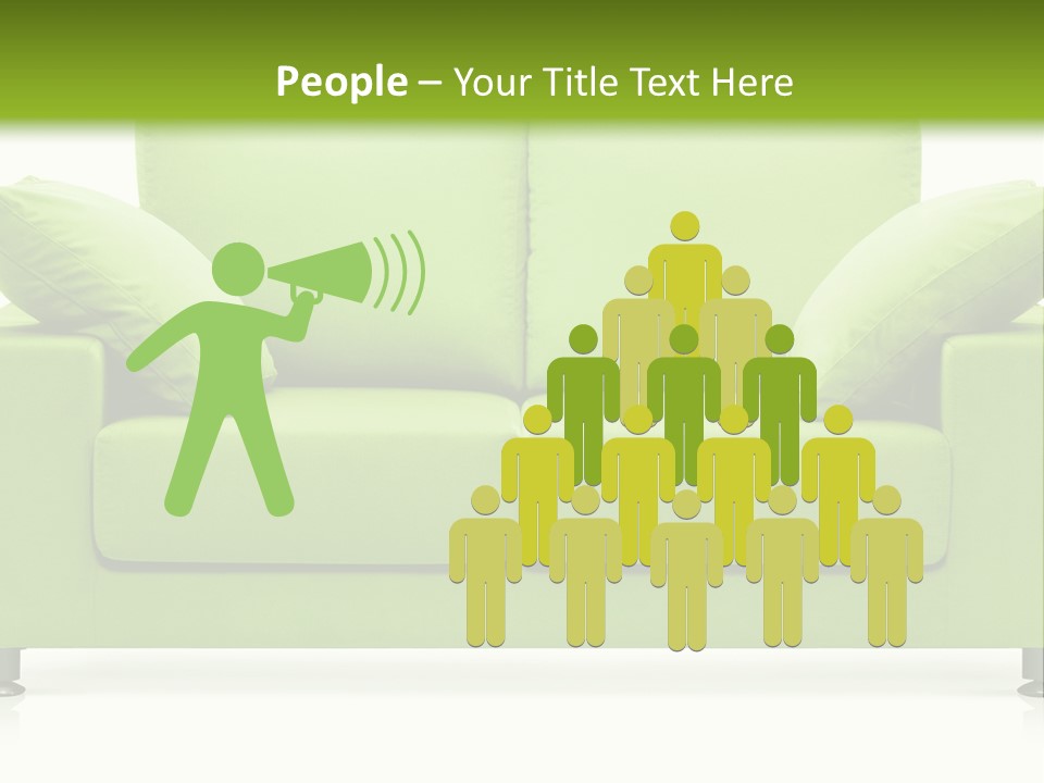 Invitation Sleep Sofa PowerPoint Template