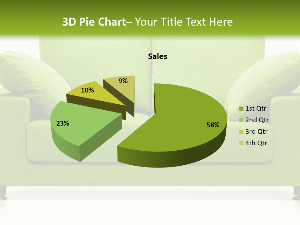Invitation Sleep Sofa PowerPoint Template