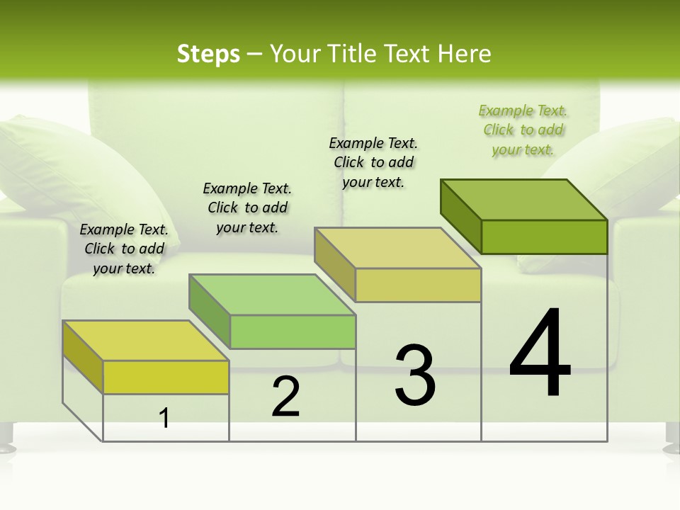 Invitation Sleep Sofa PowerPoint Template