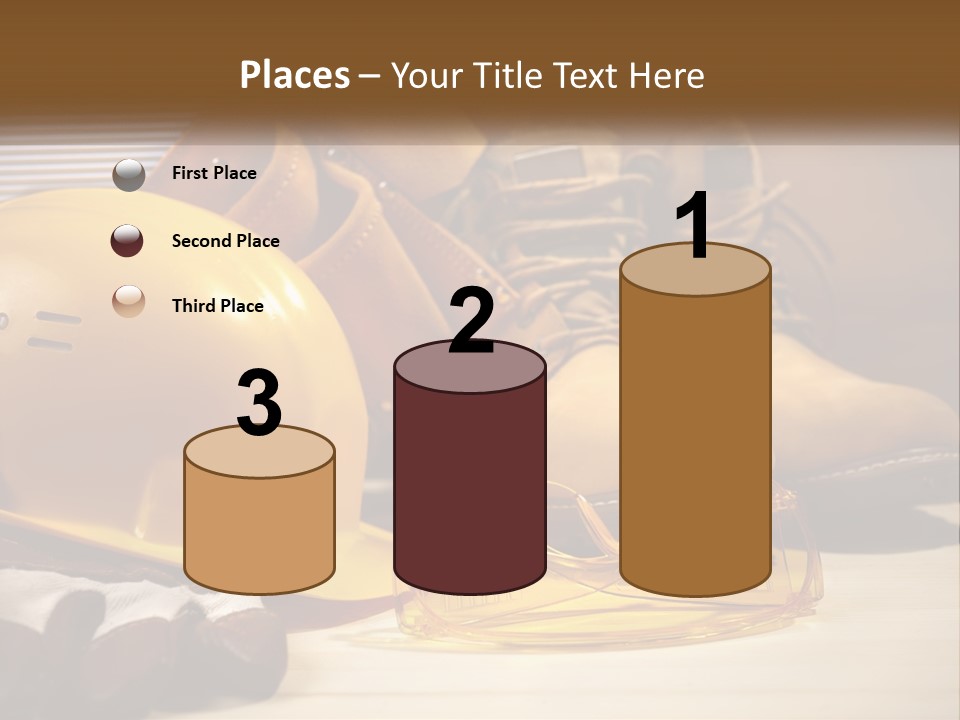 Beige Hardhat Genuine PowerPoint Template