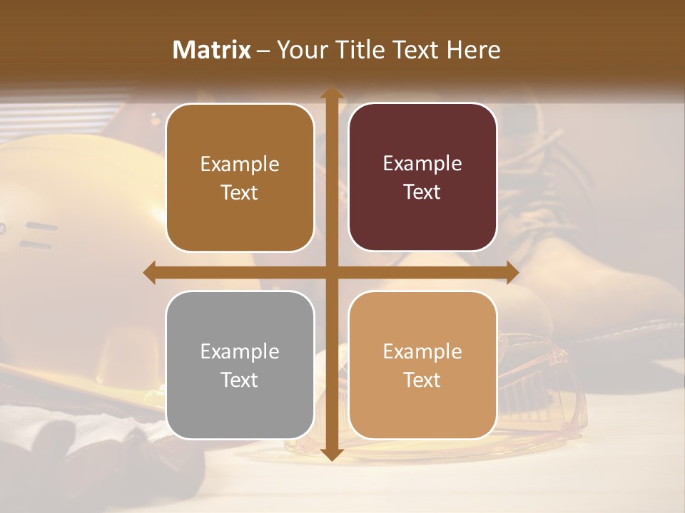 Beige Hardhat Genuine PowerPoint Template