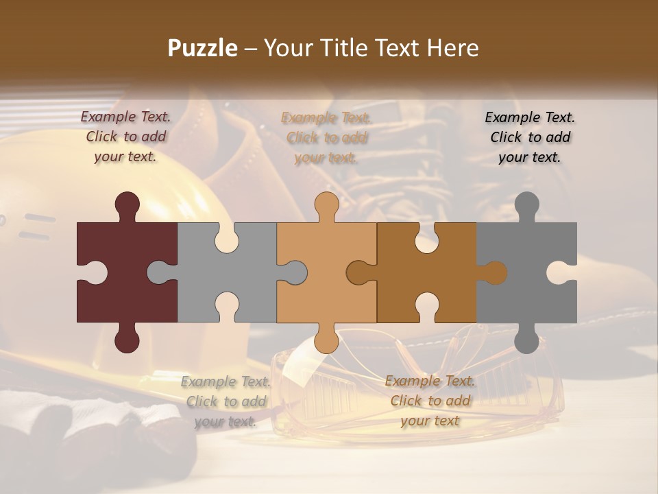 Beige Hardhat Genuine PowerPoint Template