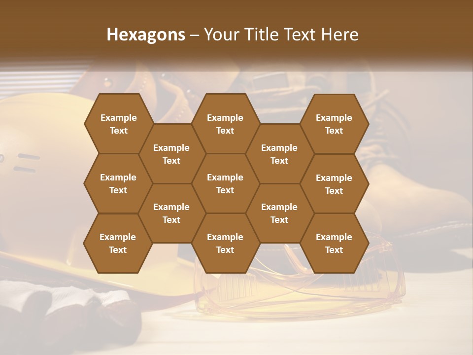 Beige Hardhat Genuine PowerPoint Template