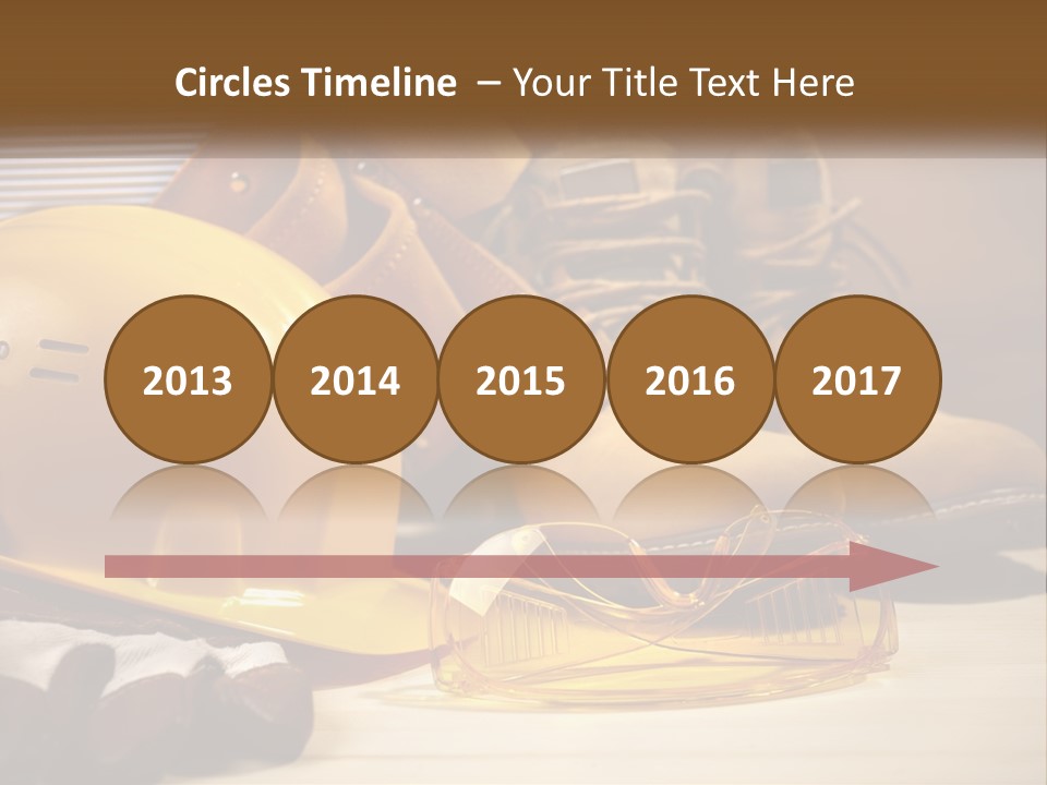 Beige Hardhat Genuine PowerPoint Template