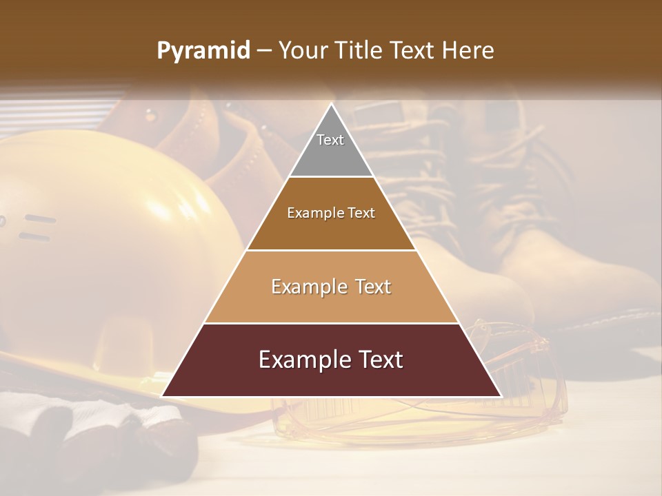 Beige Hardhat Genuine PowerPoint Template