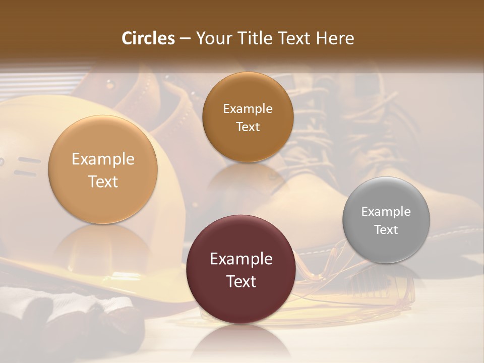 Beige Hardhat Genuine PowerPoint Template