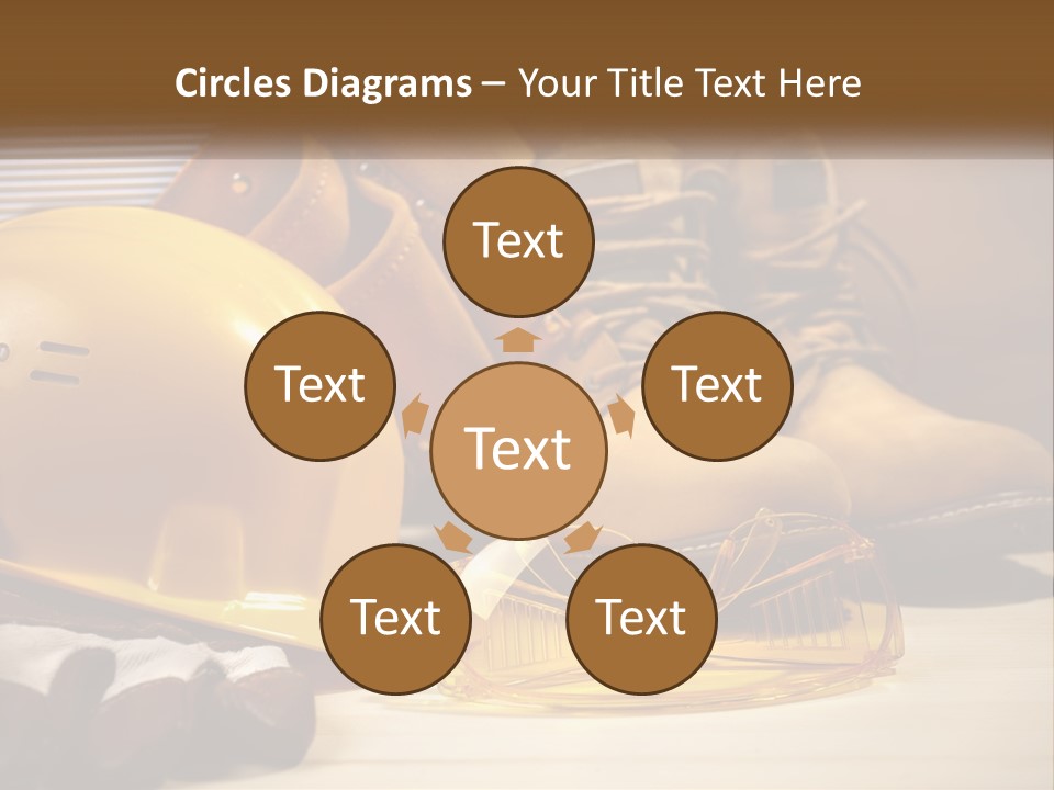 Beige Hardhat Genuine PowerPoint Template