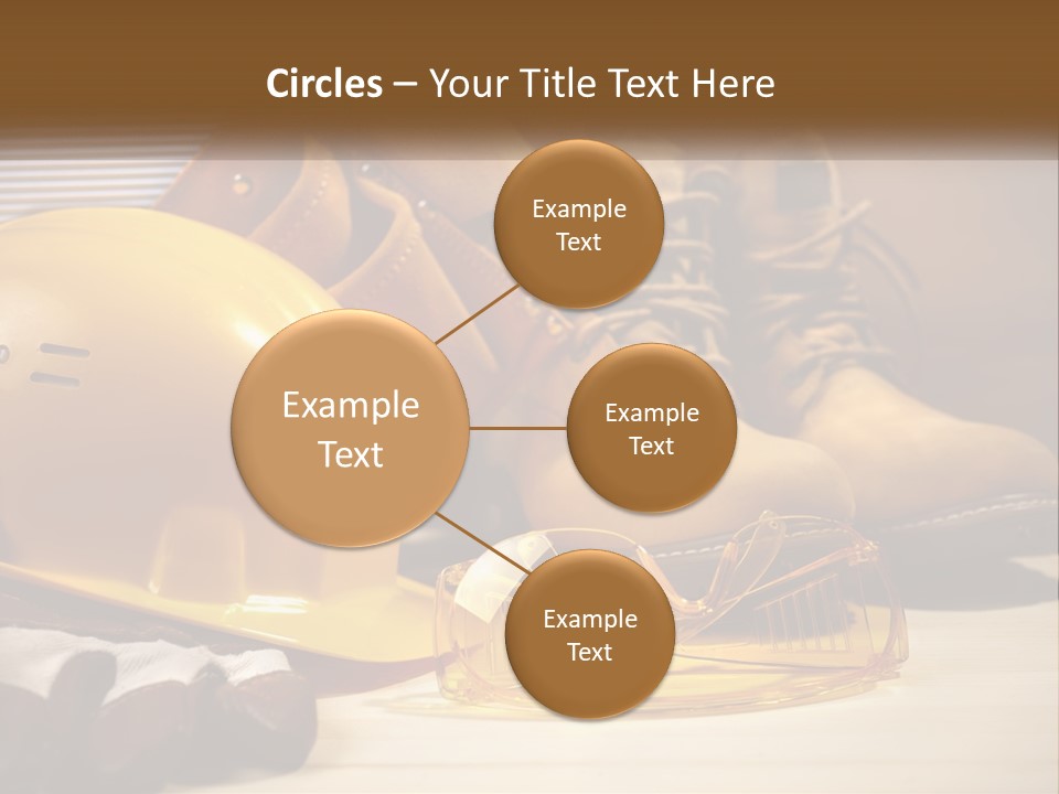 Beige Hardhat Genuine PowerPoint Template
