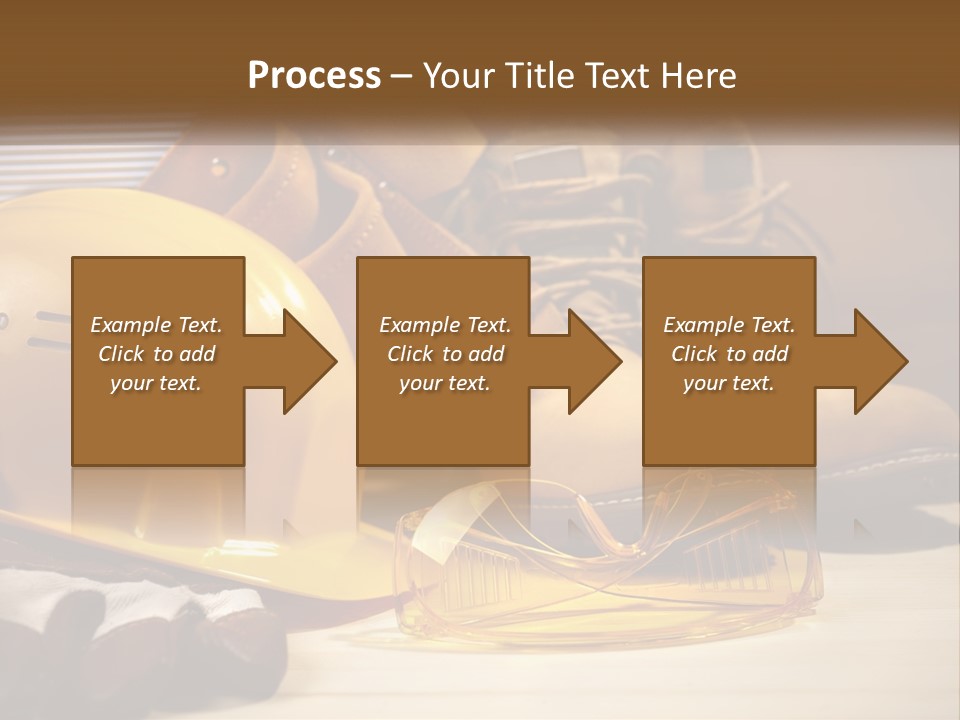 Beige Hardhat Genuine PowerPoint Template