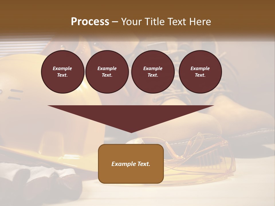 Beige Hardhat Genuine PowerPoint Template