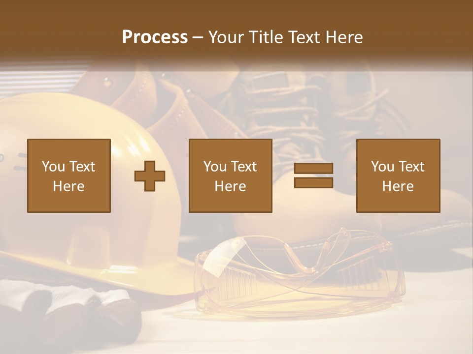 Beige Hardhat Genuine PowerPoint Template