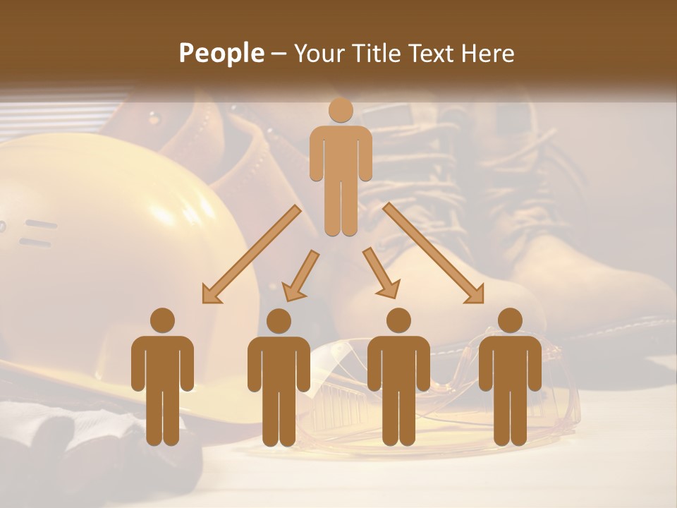 Beige Hardhat Genuine PowerPoint Template