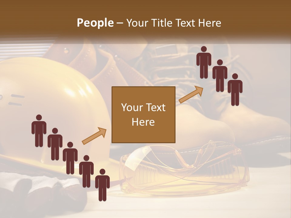 Beige Hardhat Genuine PowerPoint Template