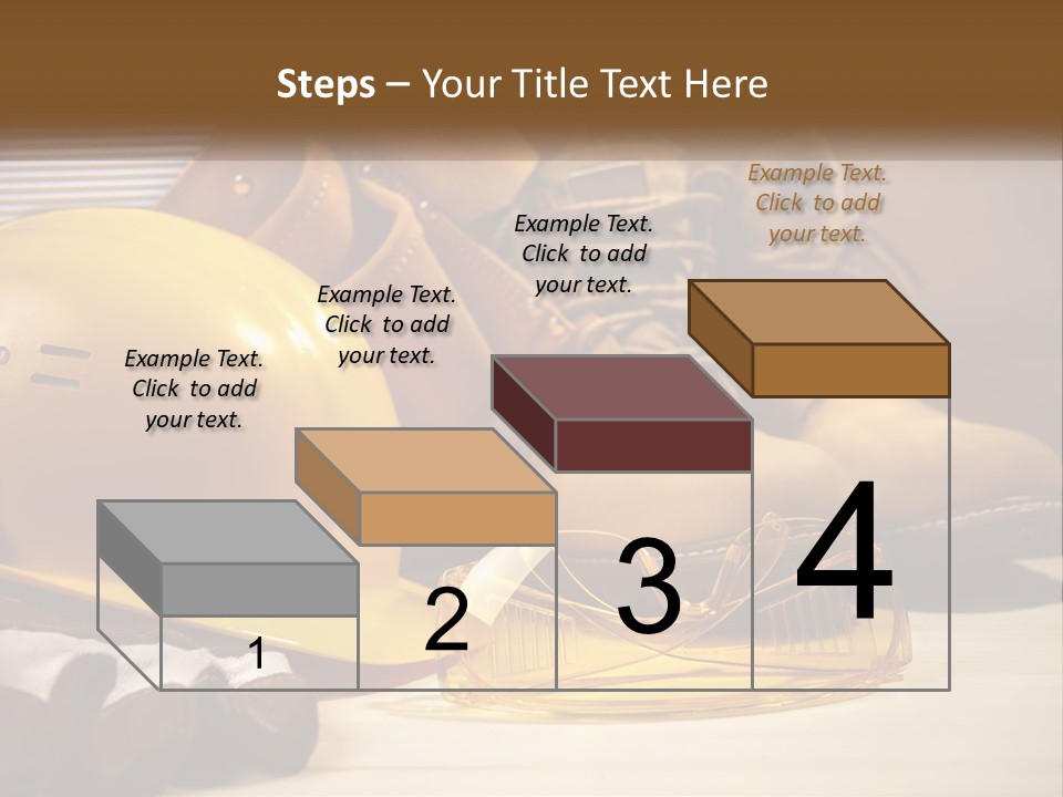 Beige Hardhat Genuine PowerPoint Template