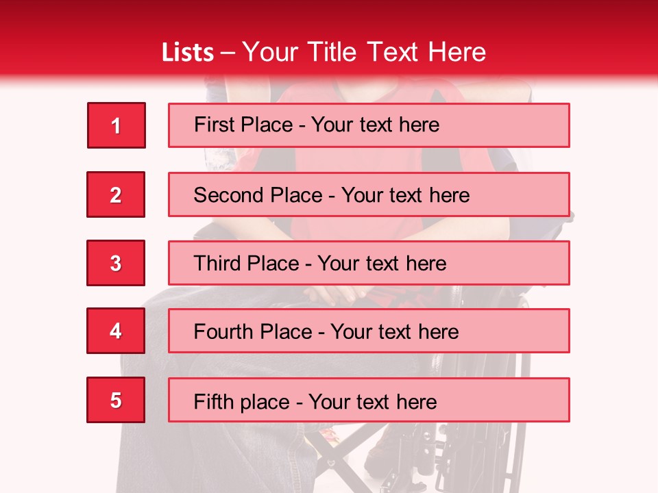 Caucasian Relaxed Mobility PowerPoint Template
