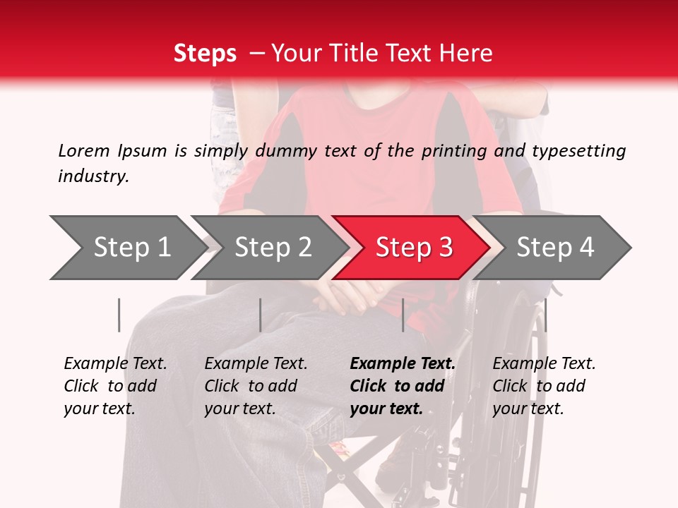 Caucasian Relaxed Mobility PowerPoint Template