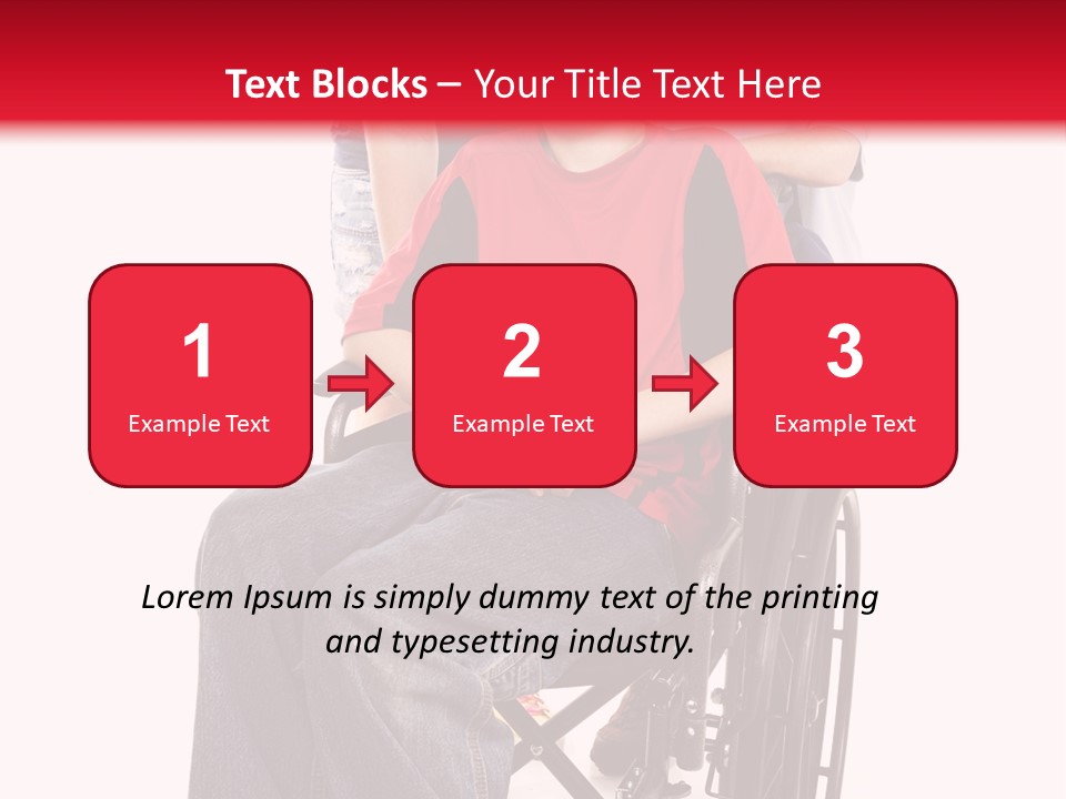 Caucasian Relaxed Mobility PowerPoint Template