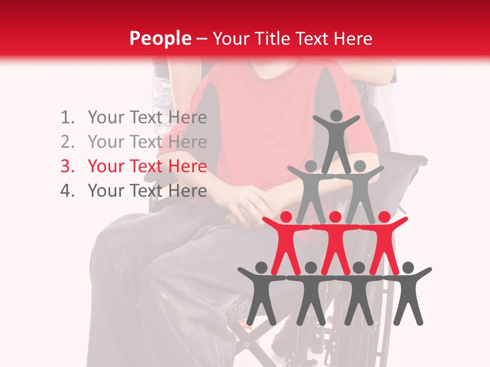 Caucasian Relaxed Mobility PowerPoint Template