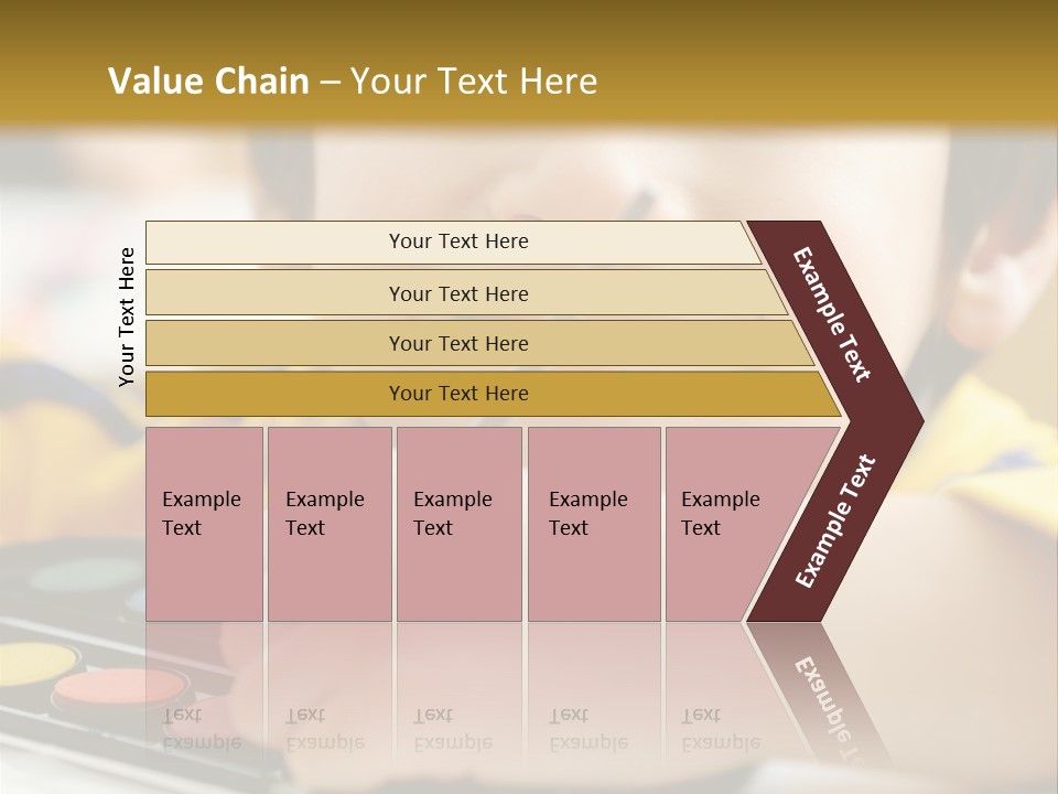 Eyes Colorful Boy PowerPoint Template