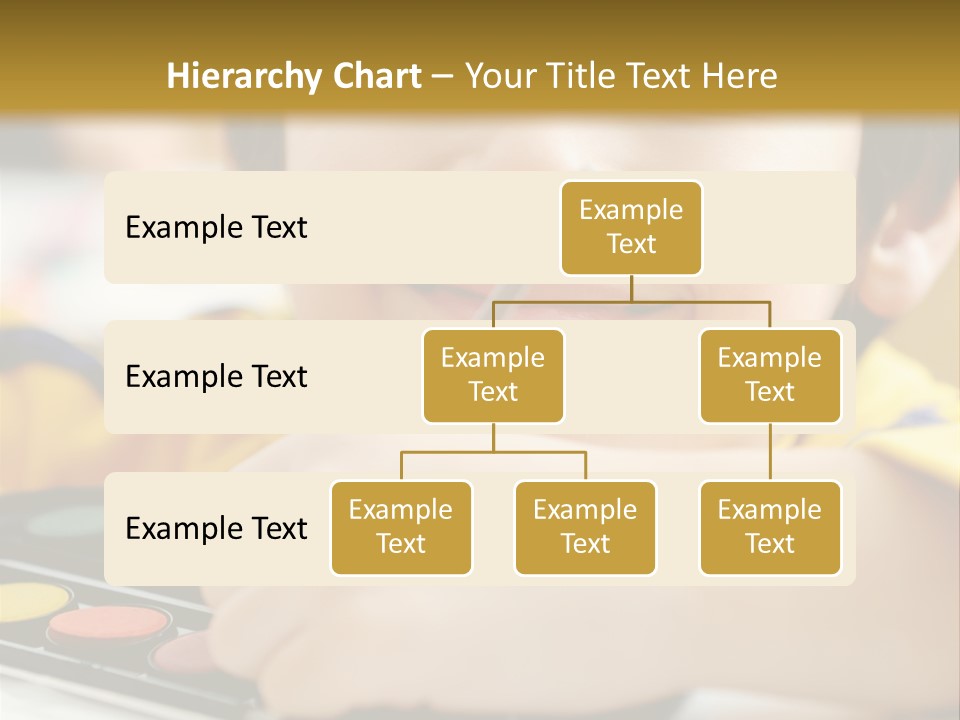 Eyes Colorful Boy PowerPoint Template