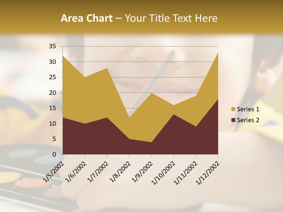 Eyes Colorful Boy PowerPoint Template