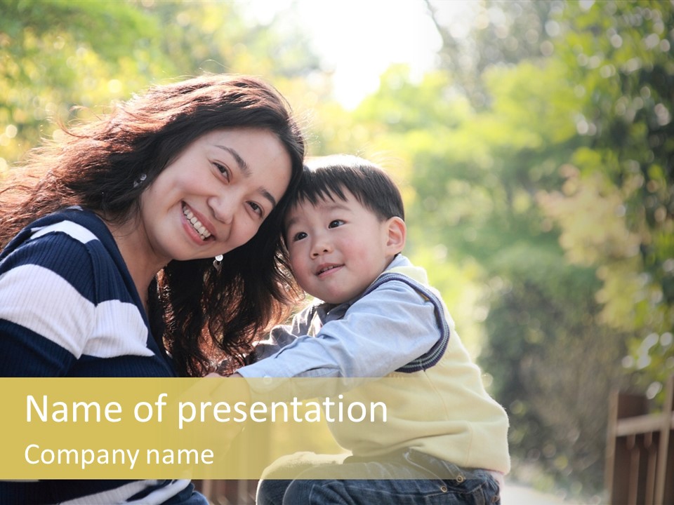 Baby Cheerful Japanese PowerPoint Template