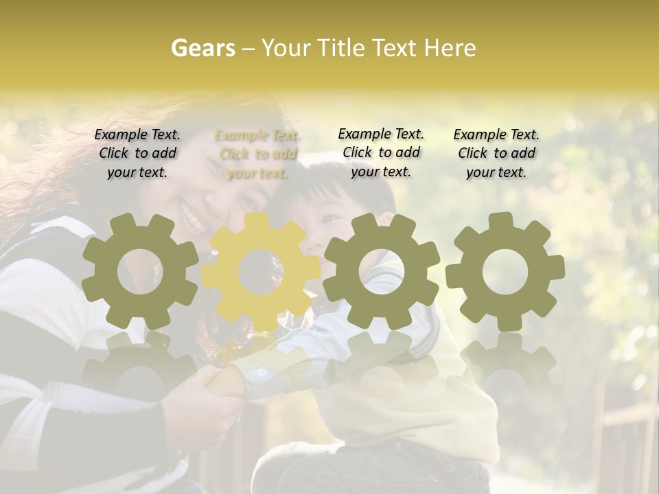 Baby Cheerful Japanese PowerPoint Template