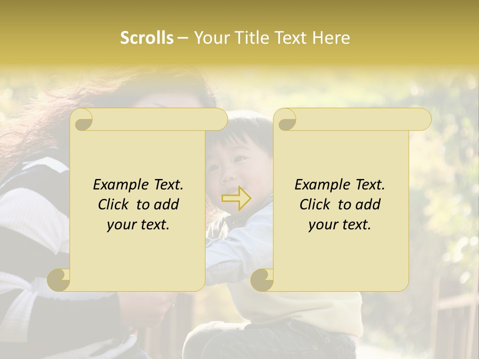 Baby Cheerful Japanese PowerPoint Template